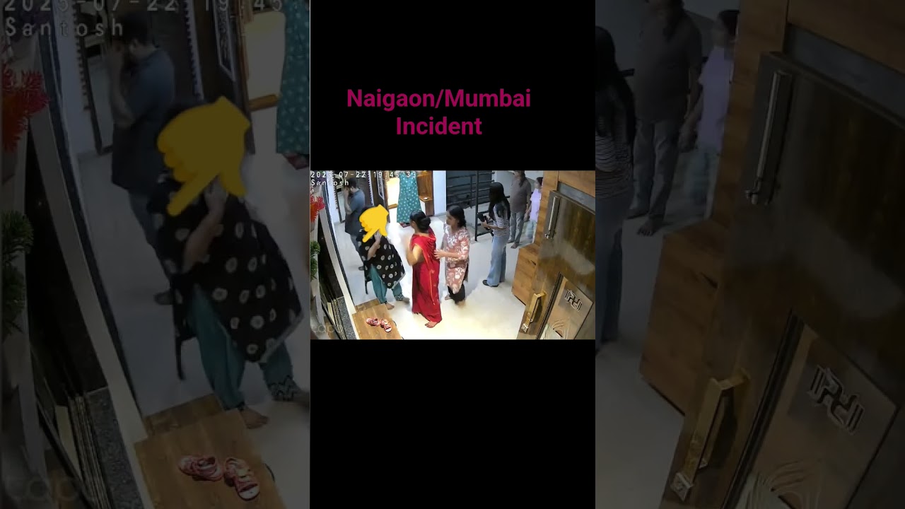 #Naigaon /Mumbai Incident 4Years Girl Fell down 12Th Floor #Naigaon #westernline #mumbai #thane