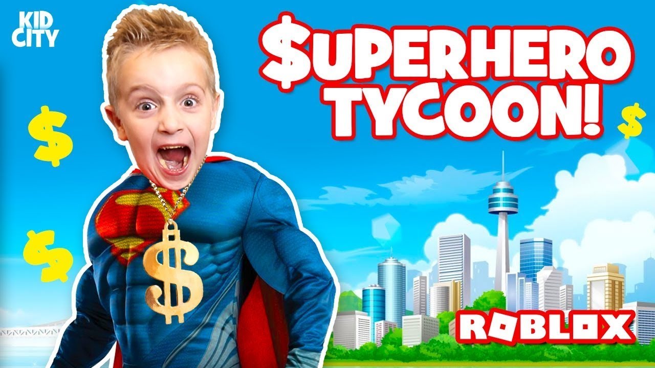 ROBLOX Super Hero Tycoon! Building Superman's Fortress // K-City GAMING