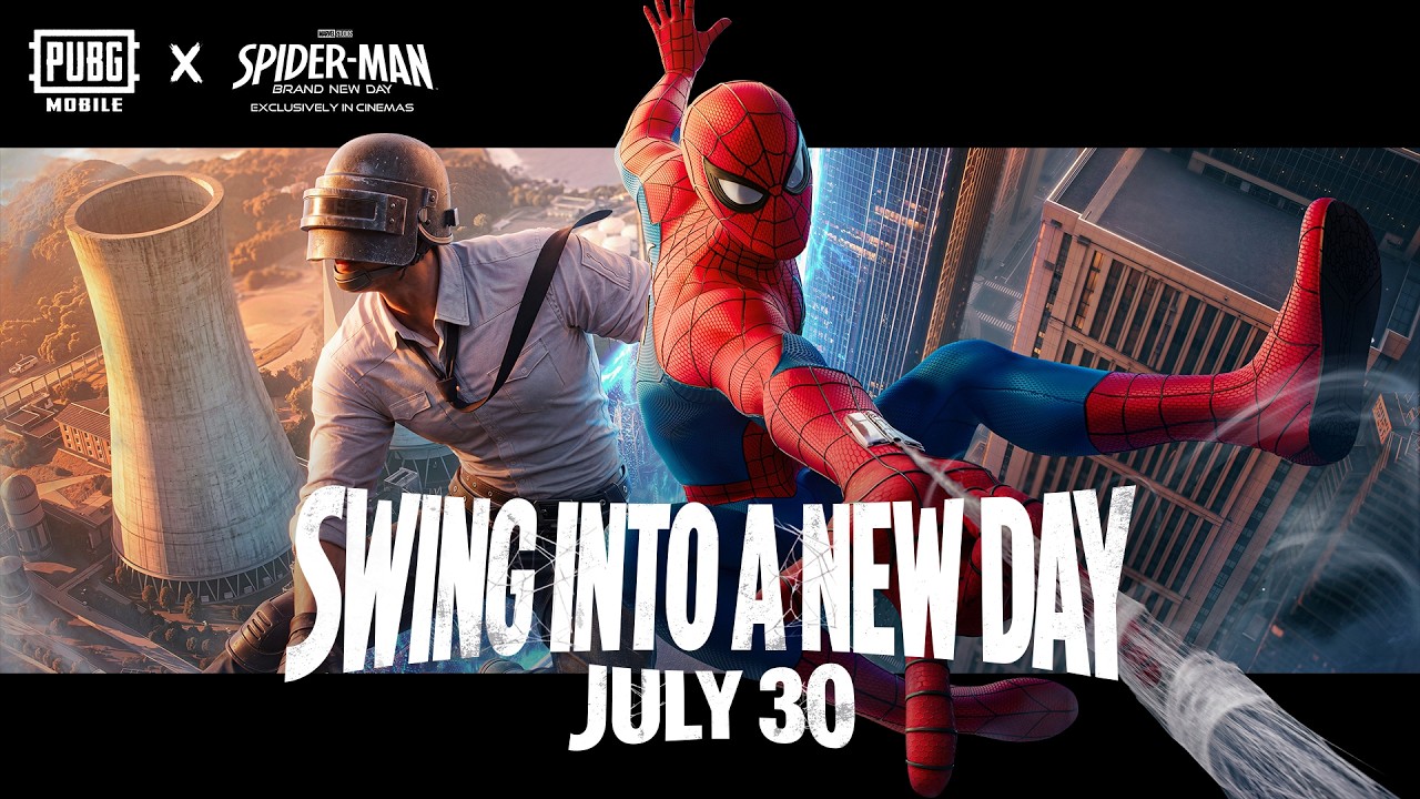 PUBG MOBILE | Spider-Man is officially arriving in PUBG MOBILE on July 30th!