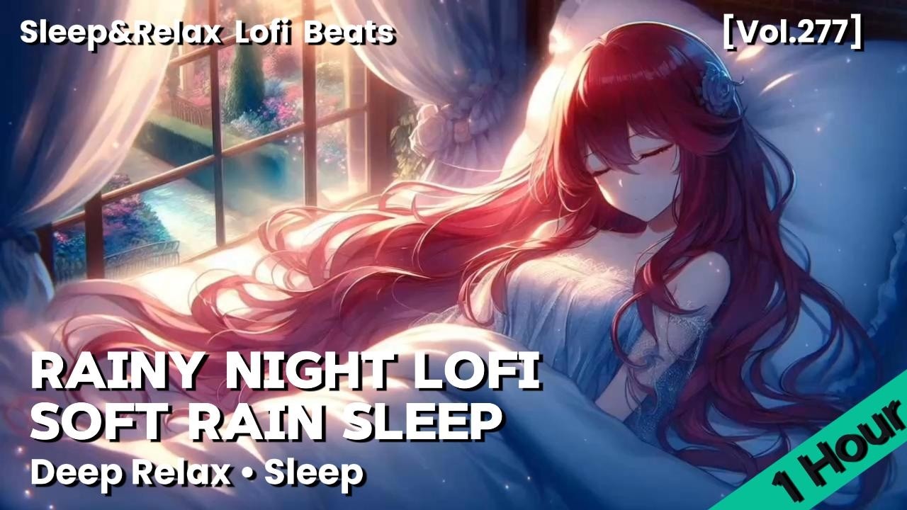 Rainy Night Lofi – Soft Rain Sleep 🌙 1 Hour Relaxing Lofi Rain Music for Deep Sleep (Vol.277)