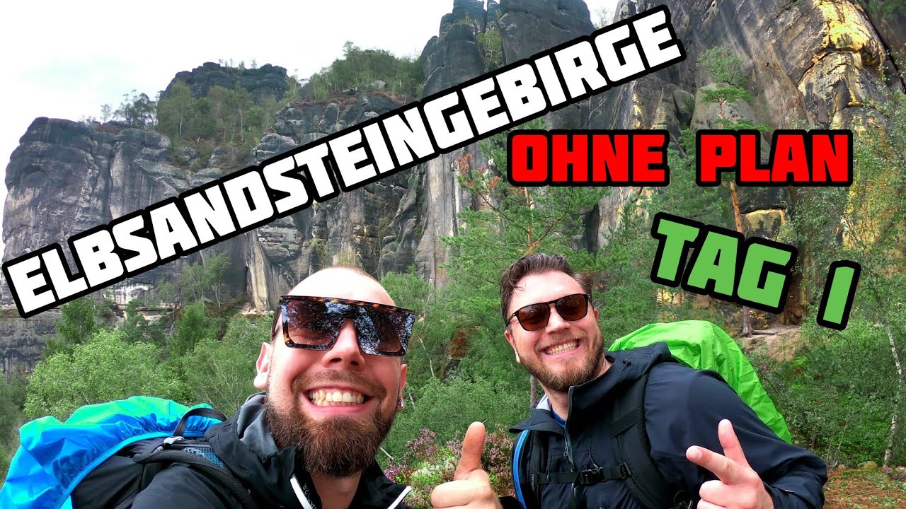 Wandern und boofen in der S&auml;chsischen Schweiz // Ohne Plan ins Elbsandsteingebirge Teil 1/3