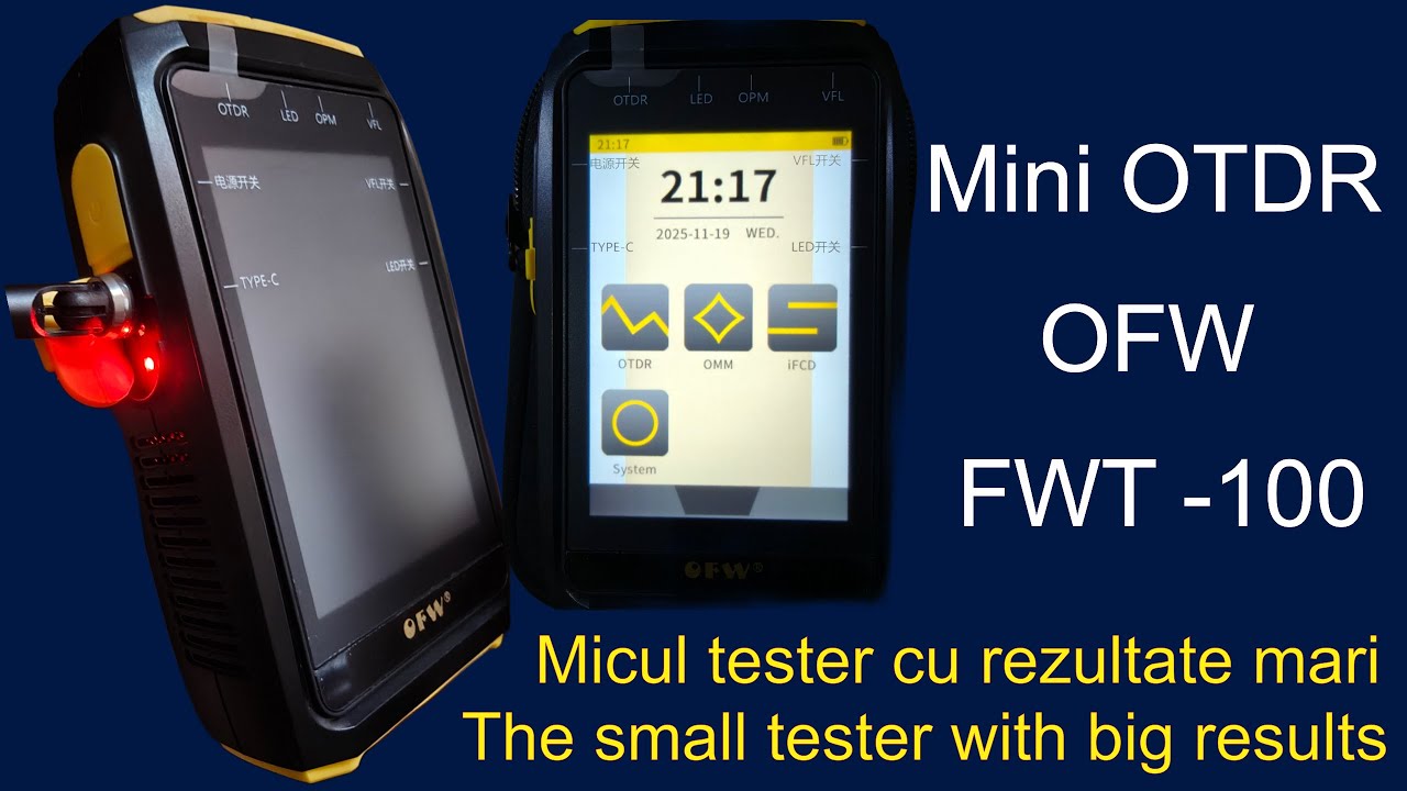 OFW FWT-100 Mini OTDR – большие результаты от маленького тестера?