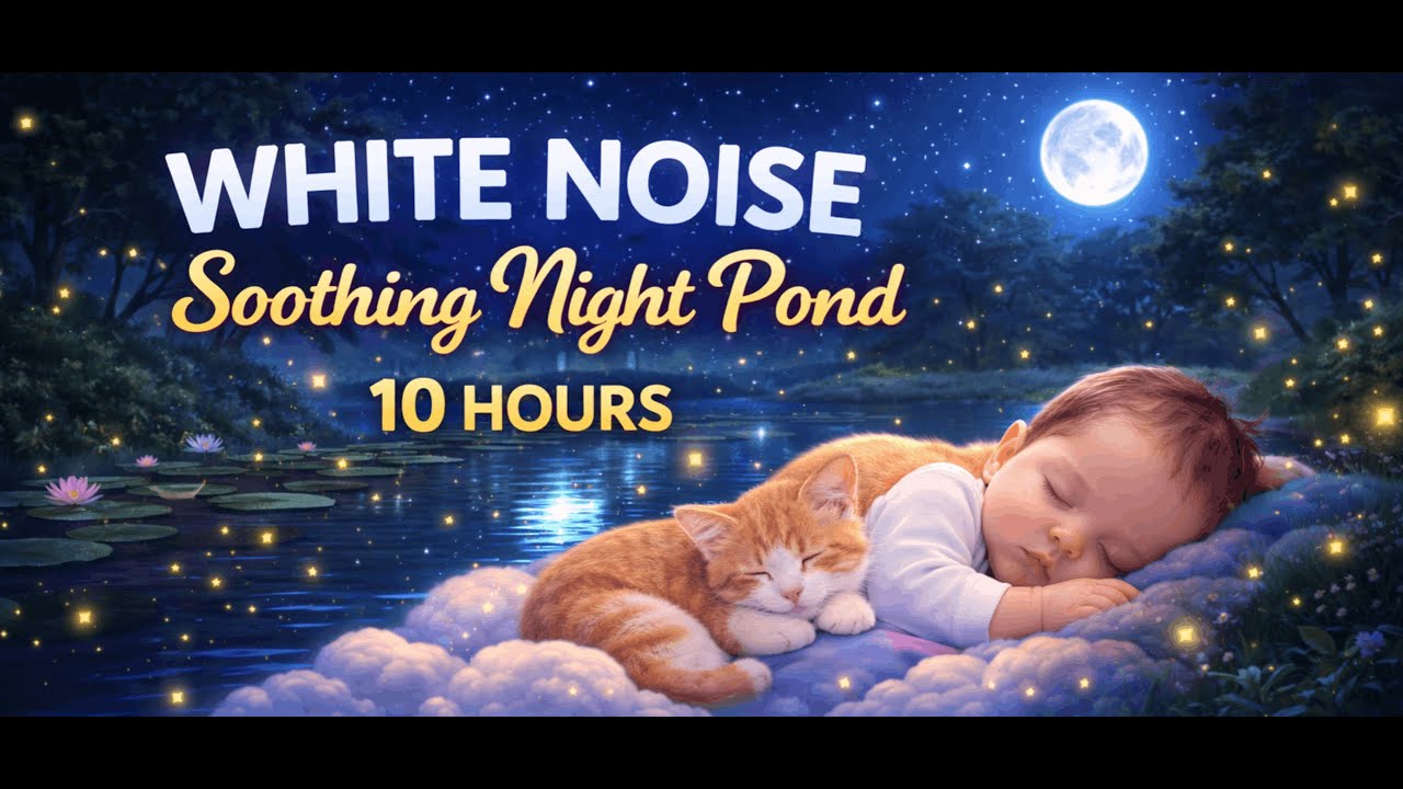 Womb - Like White Noise - Newborn Sleep – Soothing Night Pond – 10 Hours