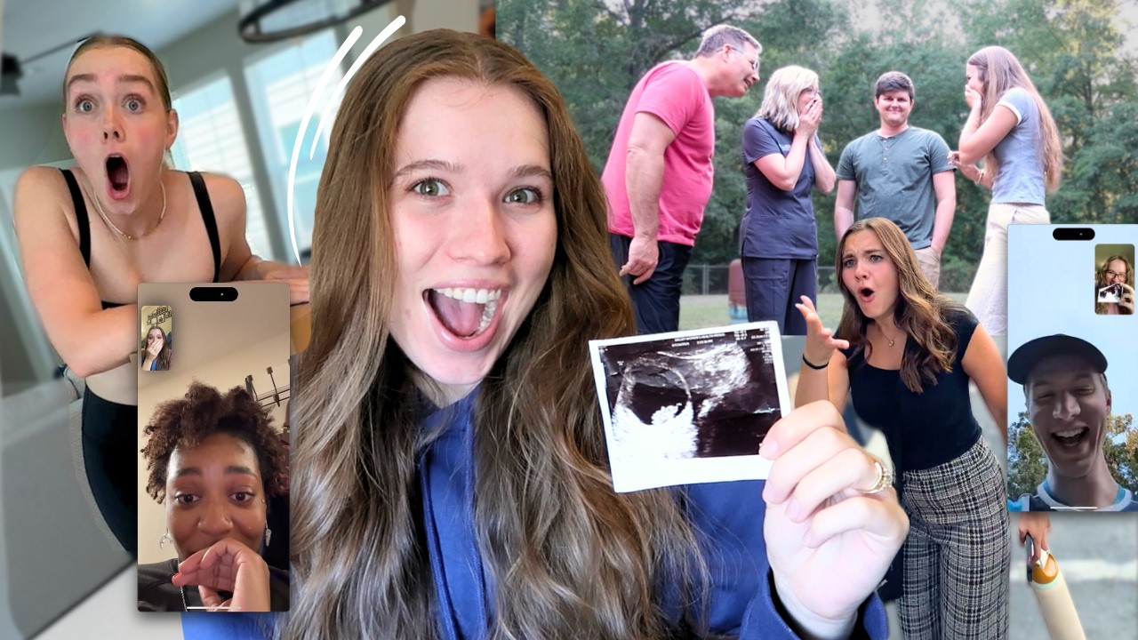 telling our friends and family we're PREGNANT!