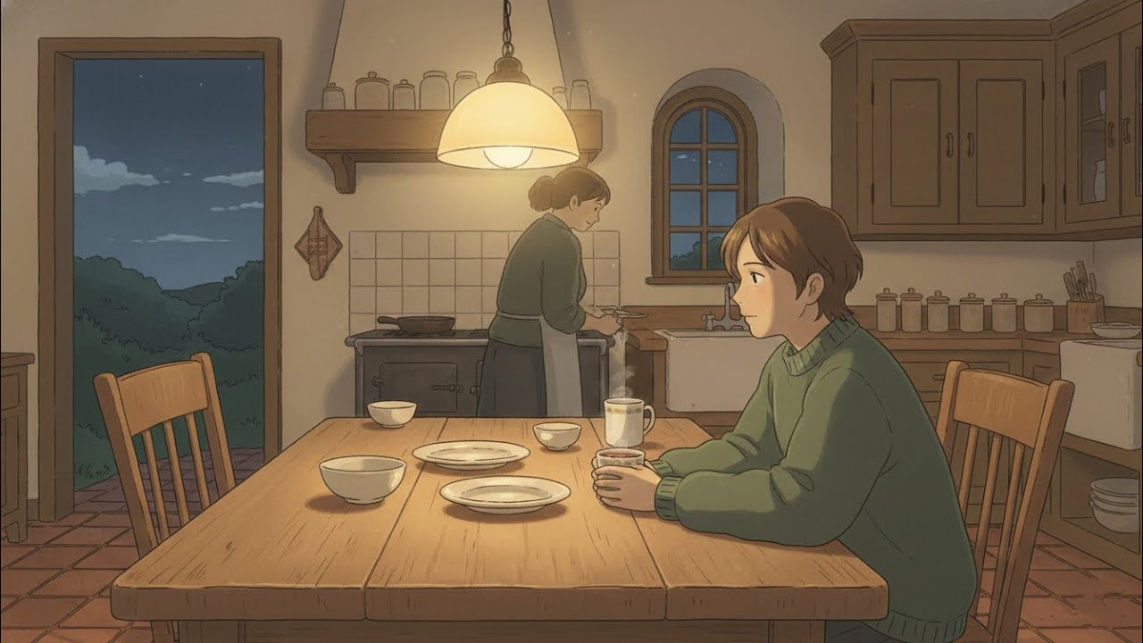 Kitchen Light and Familiar Silence 🏡