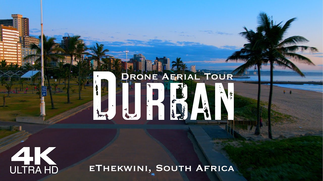DURBAN 🇿🇦 Drone Aerial 4K | eThekwini KwaZulu-Natal South Africa