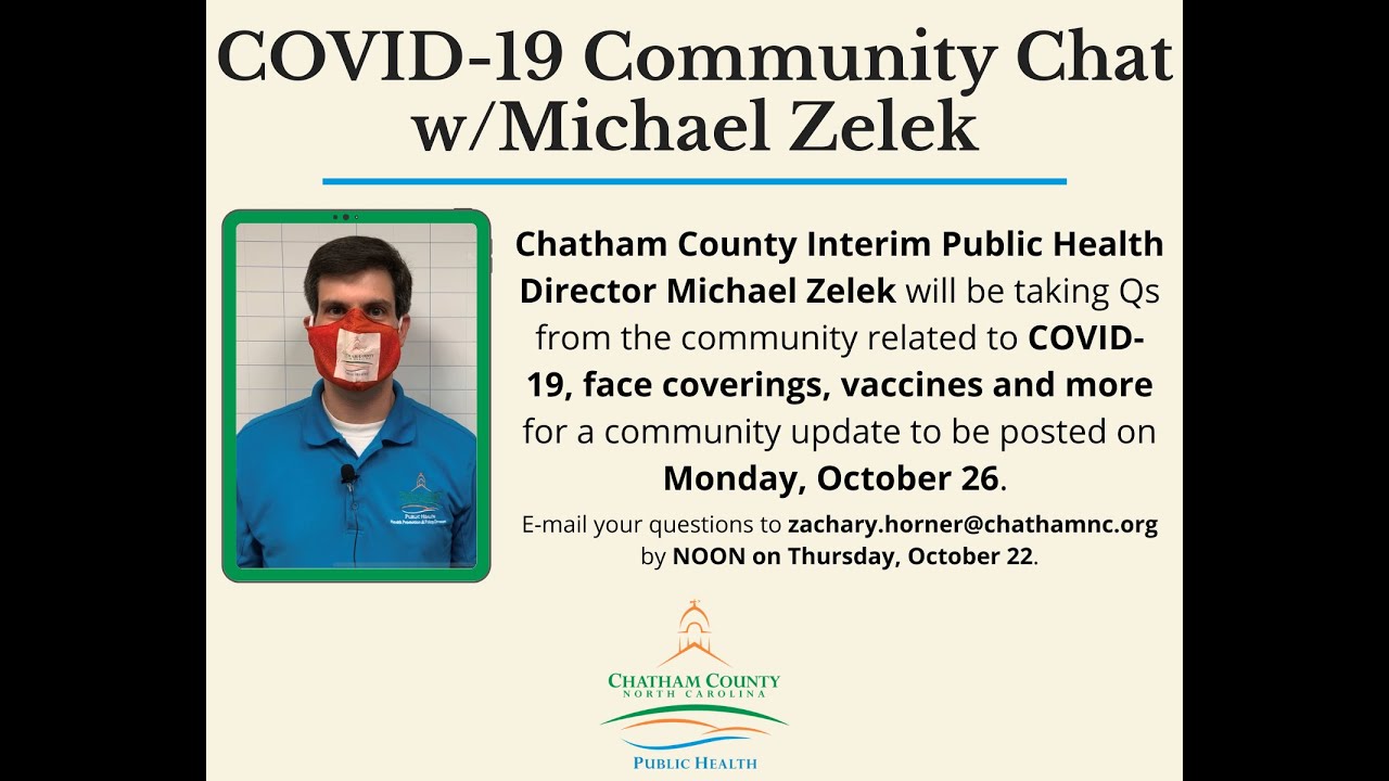 Q&A with Mike Zelek, Interim Public Health Director for Chatham County, on COVID-19