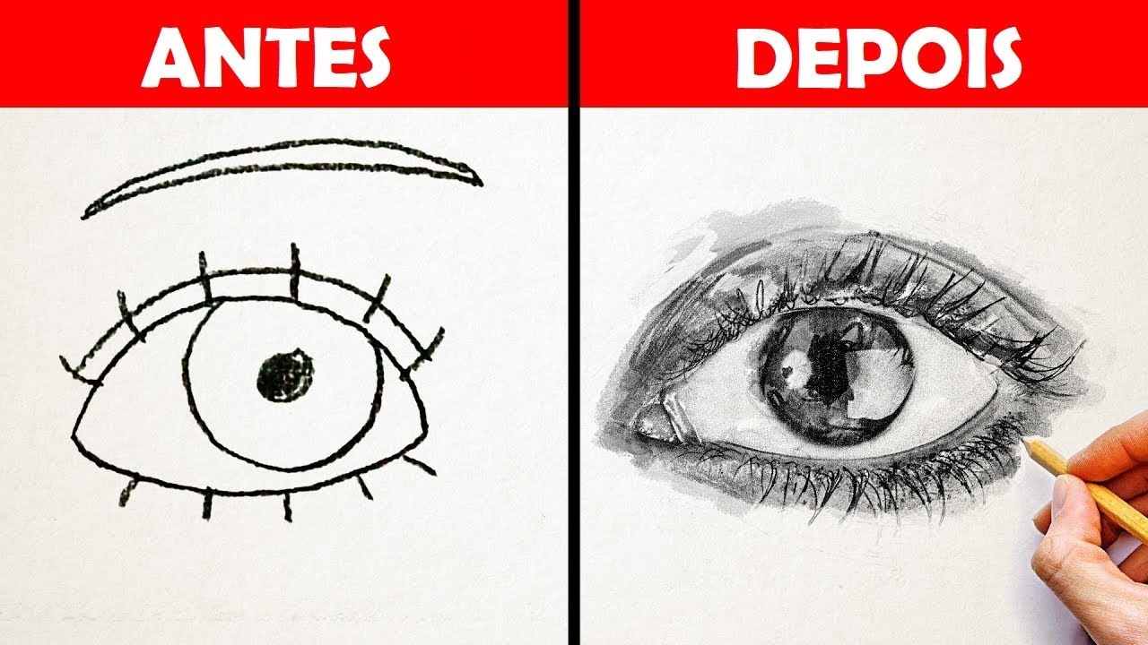 COMO DESENHAR COMO UM PROFISSIONAL || Dicas e Tutoriais Fáceis de Desenhos