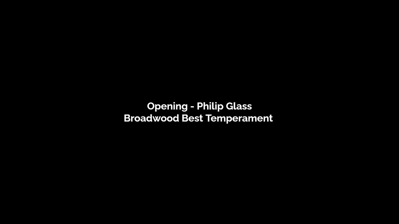 Philip Glass - Opening