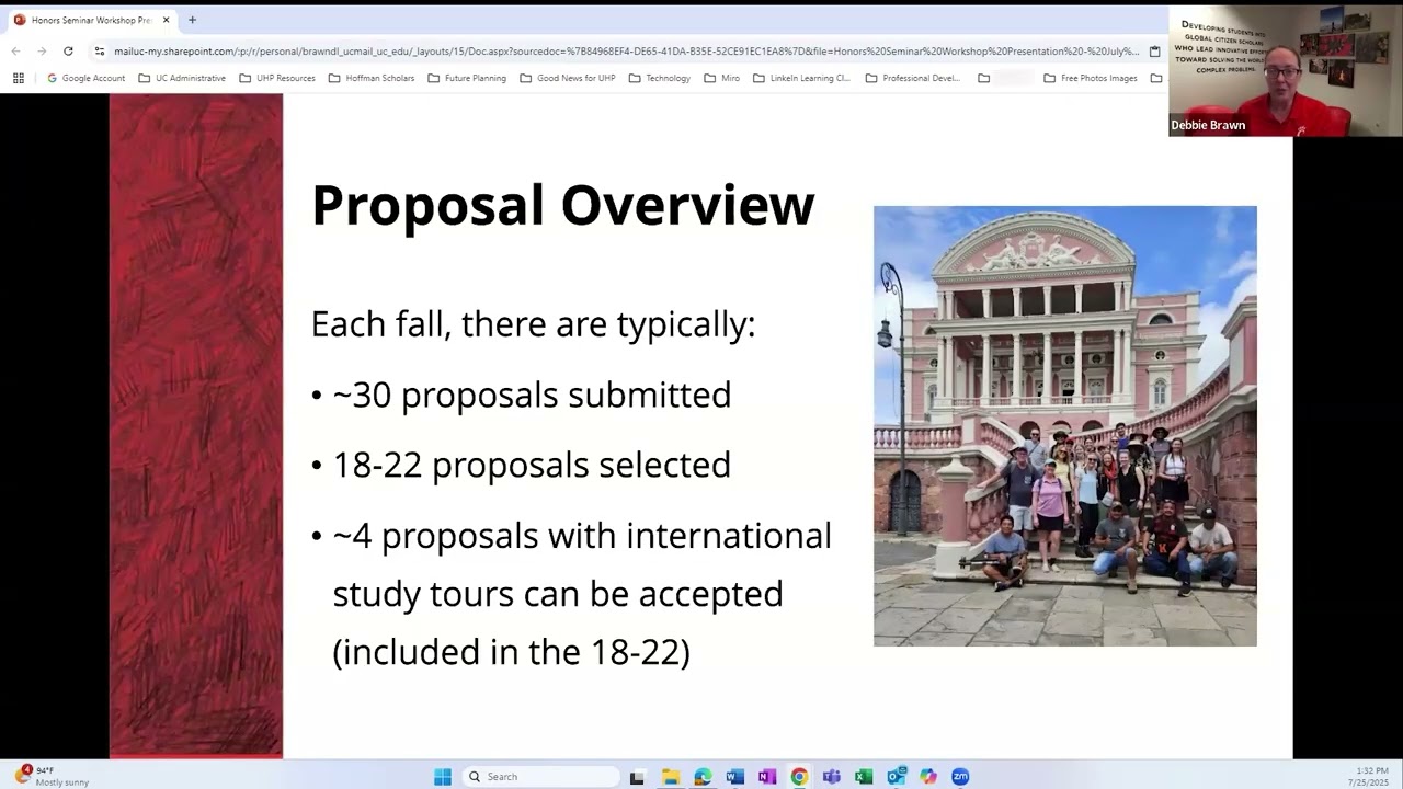Honors Seminar Proposal Faculty Workshop- Fall 2025