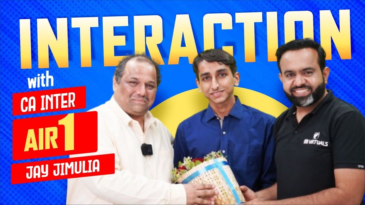 Interaction with AIR-1 | CA INTER NOV 23 l Jay Jimulia