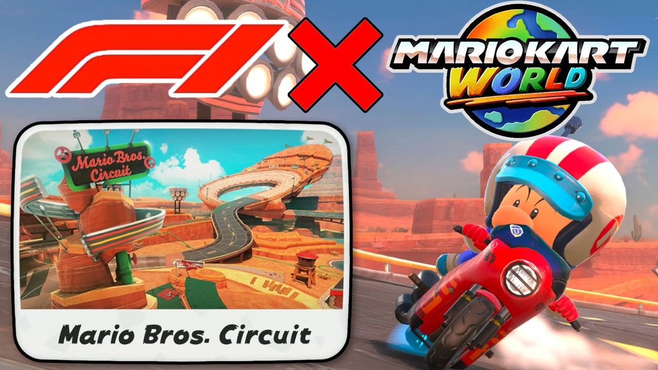Formula 1 Meets Mario Kart World (Mario Bros. Circuit Edition)