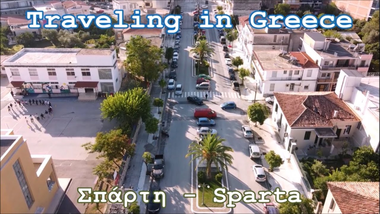 Sparta by drone  -  Σπάρτη