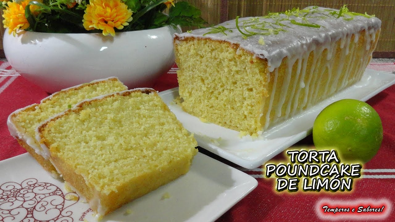 TORTA POUNDCAKE DE LIMÓN Extraordinaria y muy fácil