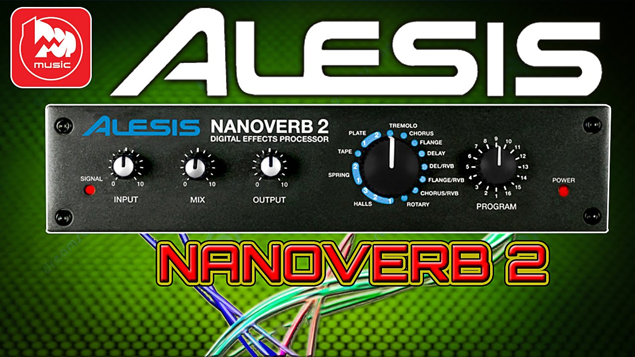 ALESIS NANOVERB 2 - миниатюрный процессор эффектов (дилей, реверберация, хорус, фленжер)