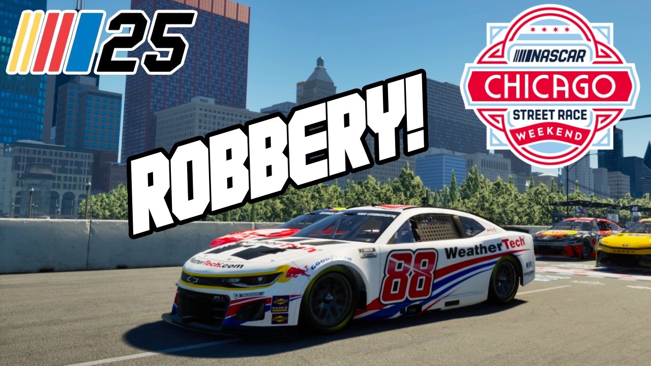 CHEATING THE GAME IN CHICAGO! | NASCAR 25 Championship Season