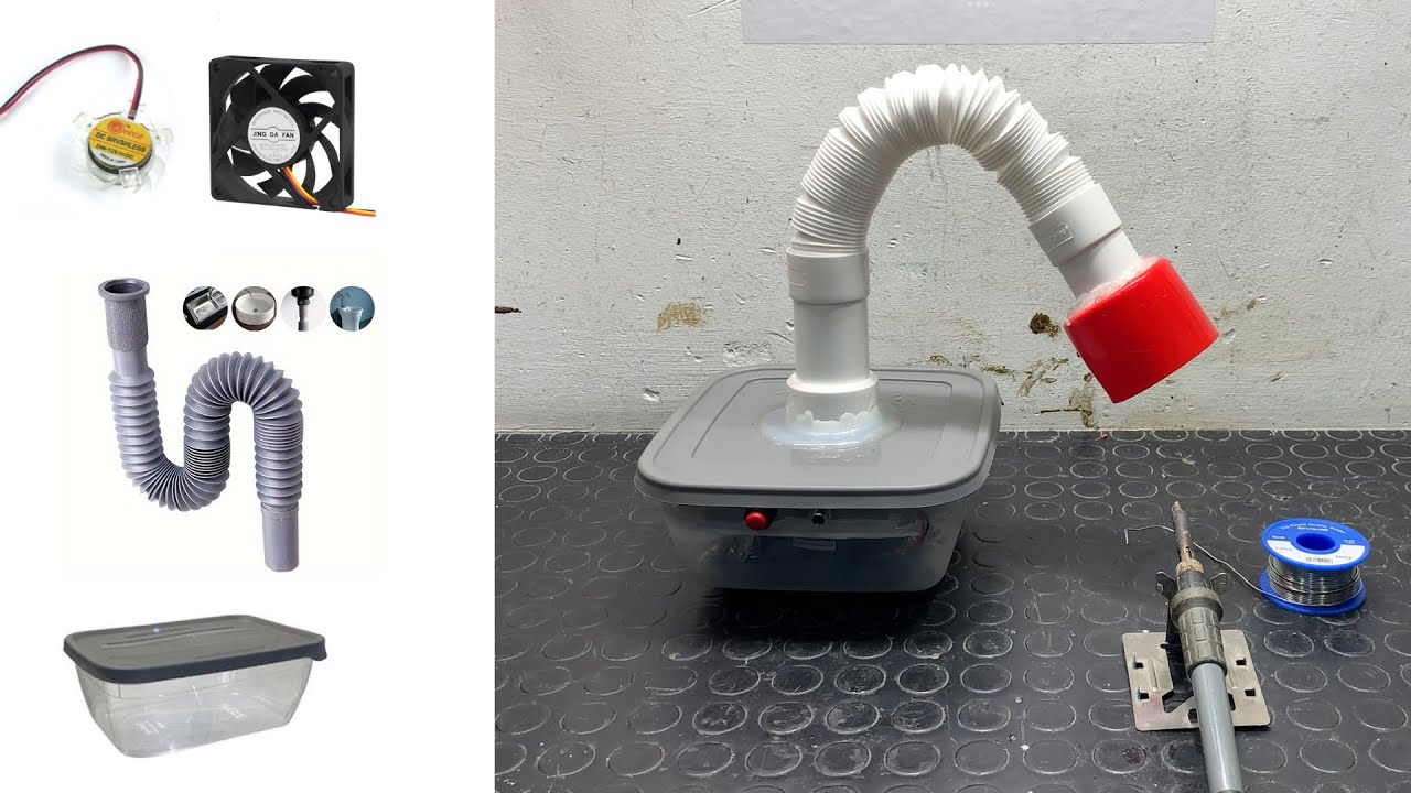 Diy fume extractor for soldering