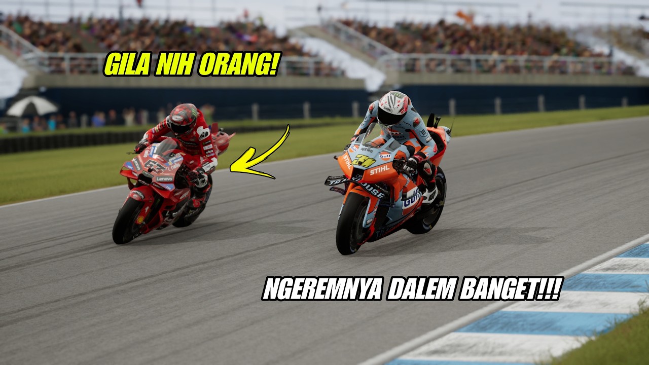 ADU LATE BRAKE BARENG PECCO BAGNAIA! PANTES AJA DIJULUKI MASTER OF BRAKING!! - MOTOGP25 CAREER 20