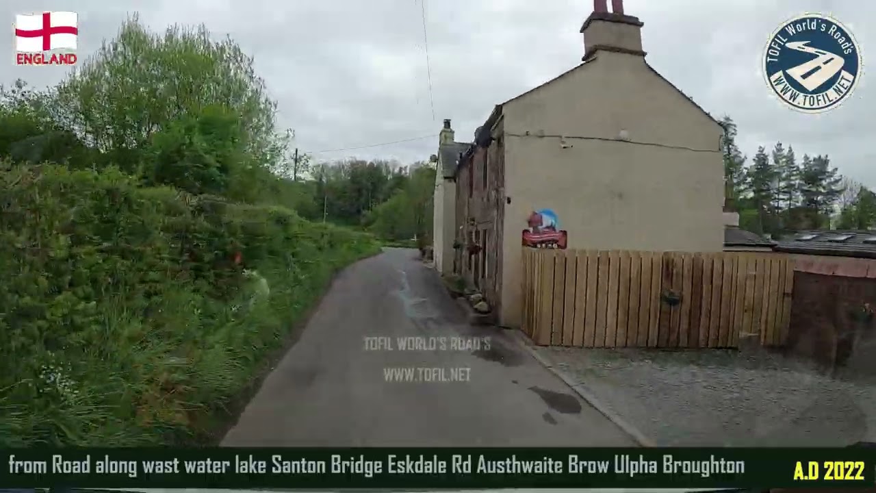 from Road along wast water lake Santon Bridge Eskdale Rd Austhwaite Brow Ulpha Broughton ENGLAND 22