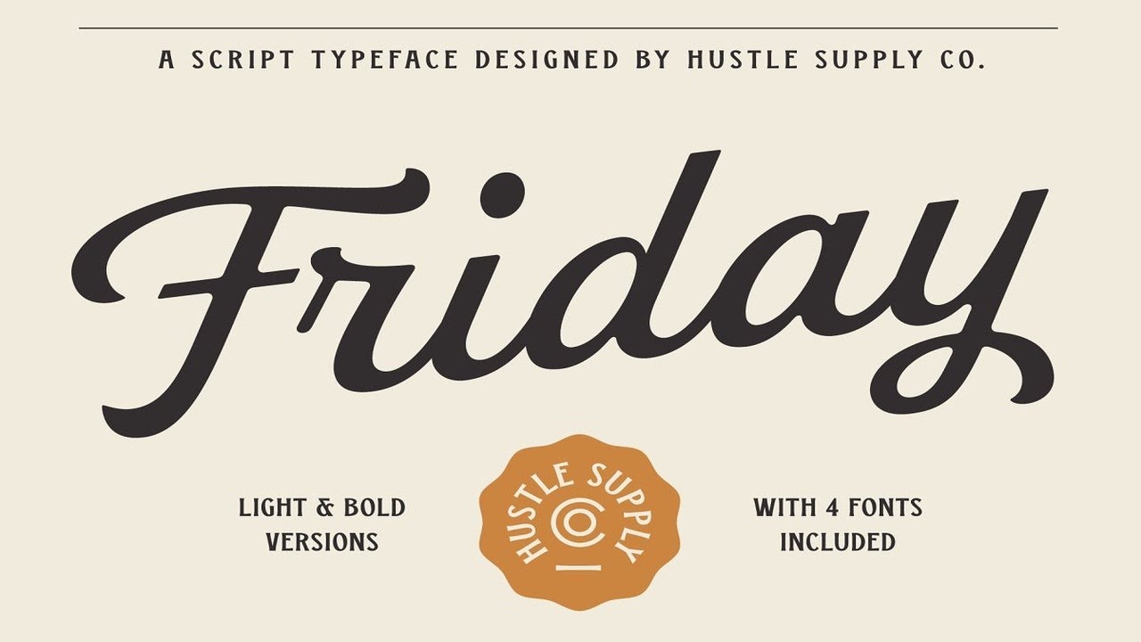 Friday Script Font Free Download