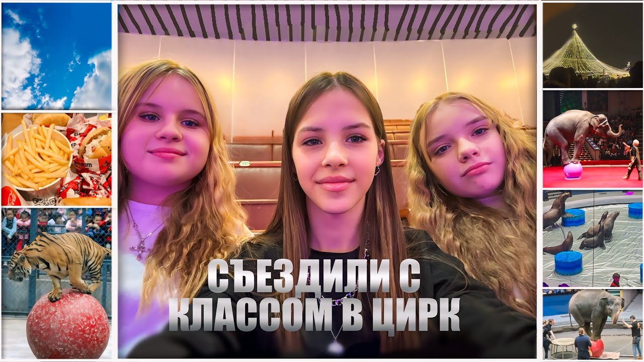 СЪЕЗДИЛИ С КЛАССОМ В ЦИРК НА ПОДГОТОВКУ К ПРЕДСТАВЛЕНИЮ!! #влог 