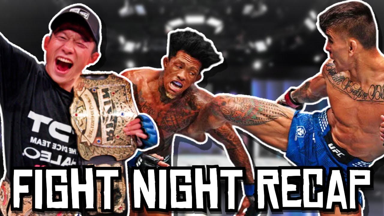 ANOTHER HORIGUCHI MASTERCLASS | UFC Fight Night Bautista Vs Oliveira Recap