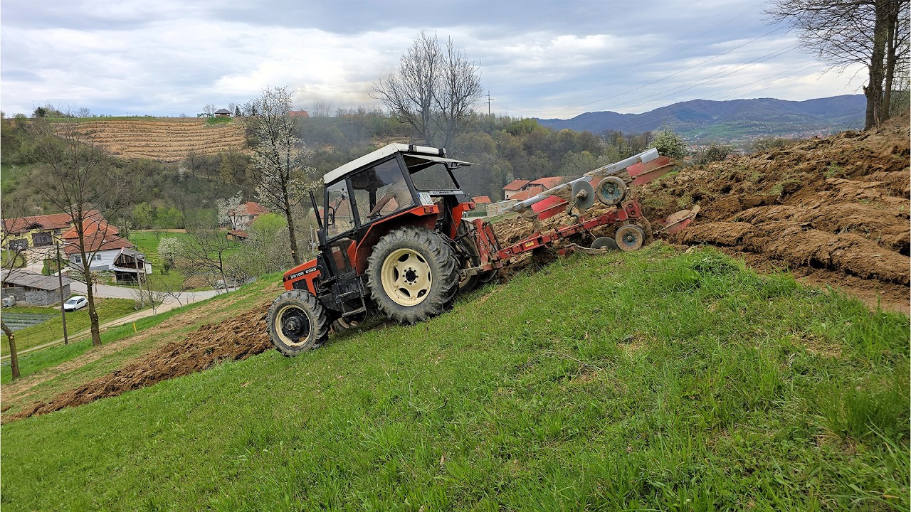 Zetor 6245 - Oranje u normalnim vs. u EKSTREMnim uslovima | Vogel & Noot HF L800