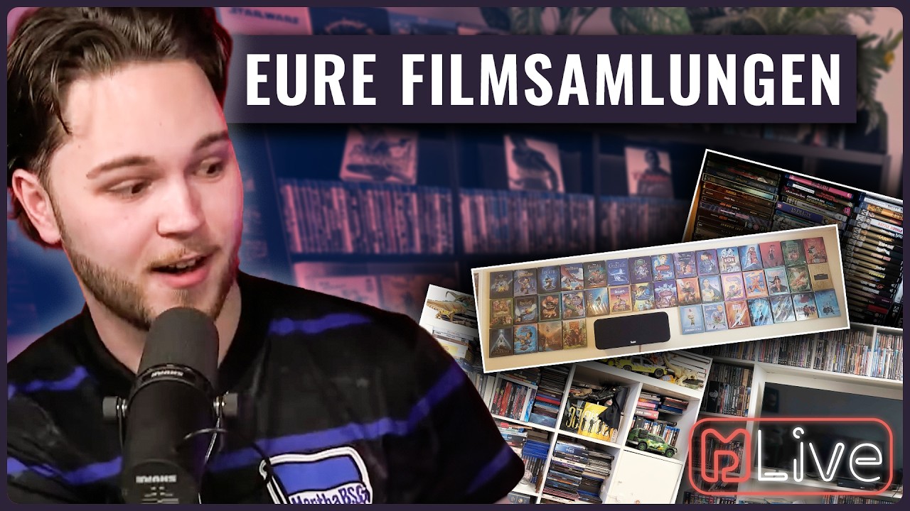 🔴 Wir REAGIEREN auf eure FILMSAMMLUNGEN! |  LIVE