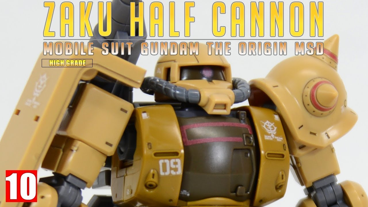 [REVIEW 2.0] HGGTO 1/144 자쿠 하프 캐논 / ZAKU HALF CANNON