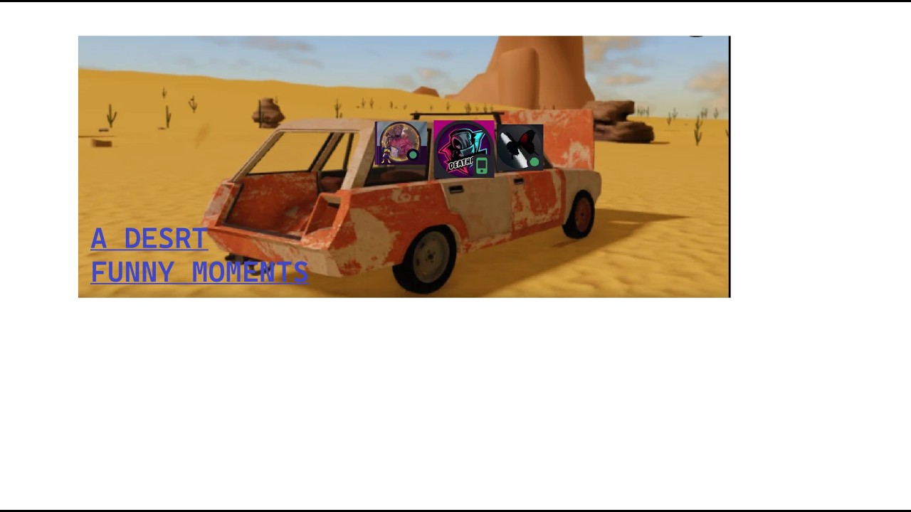 So We Played A desrt...(ROBLOX)