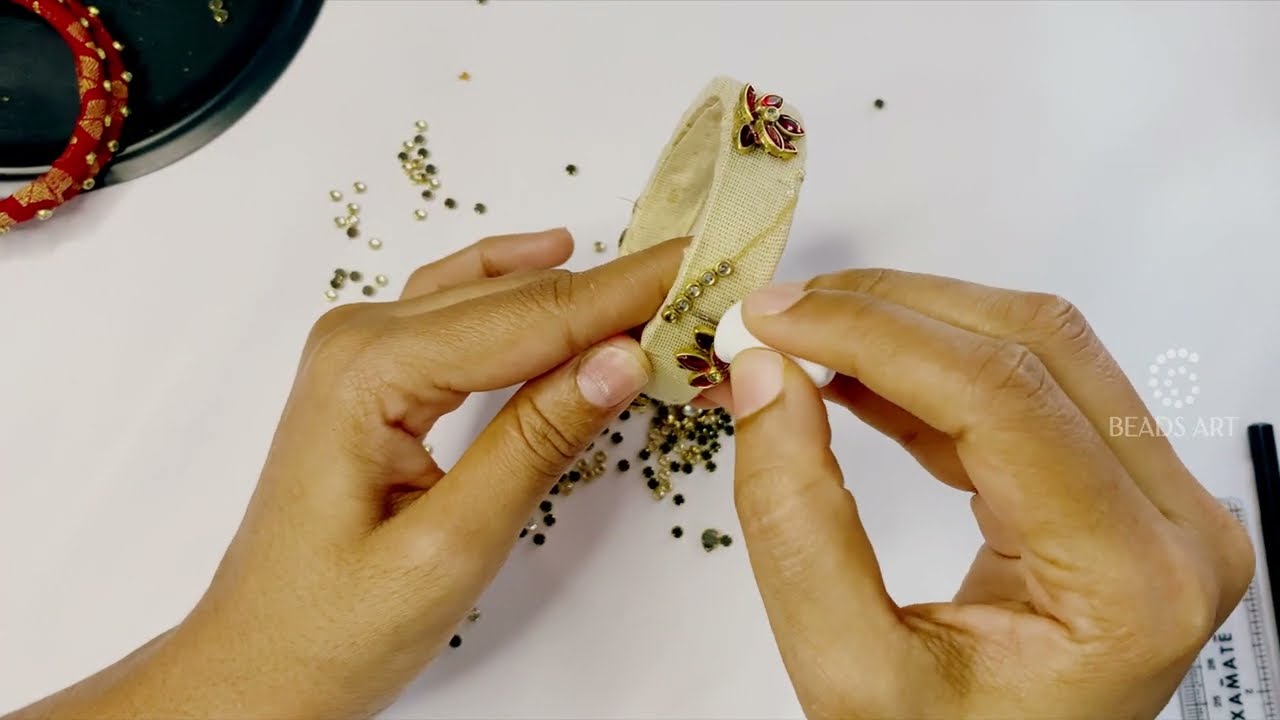 fabric bangles making