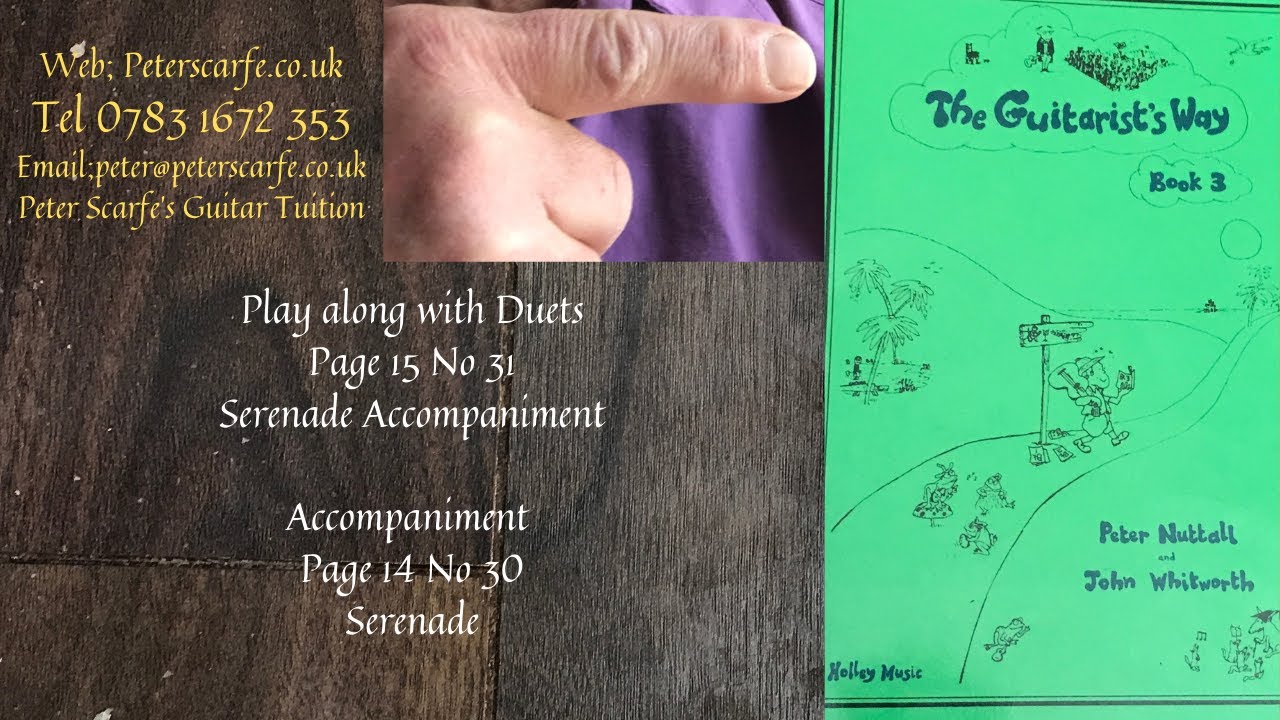 How to Play Serenade Guitarists Way Nuttall and Whitworth Publisher Holley Music