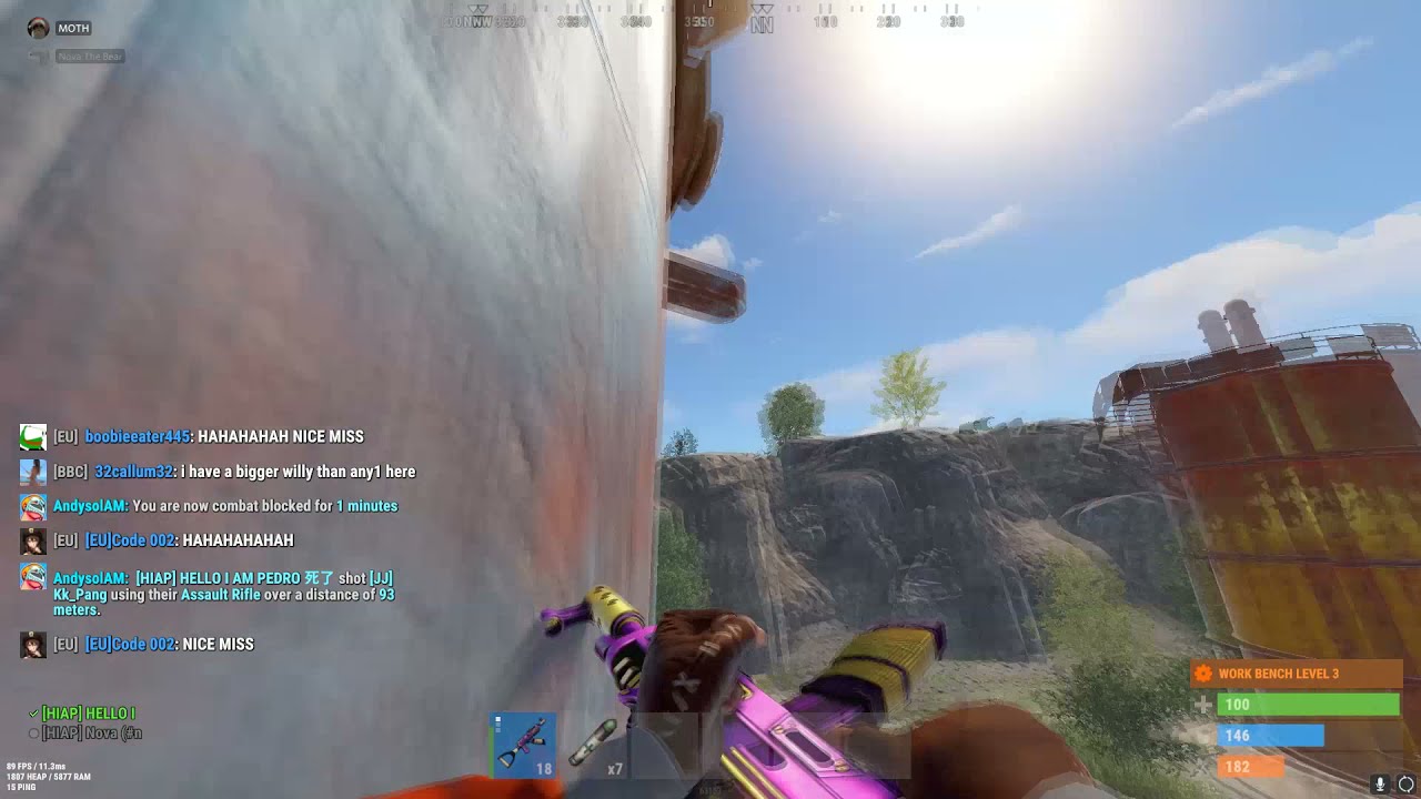 what 4k hour movement looks like in rust