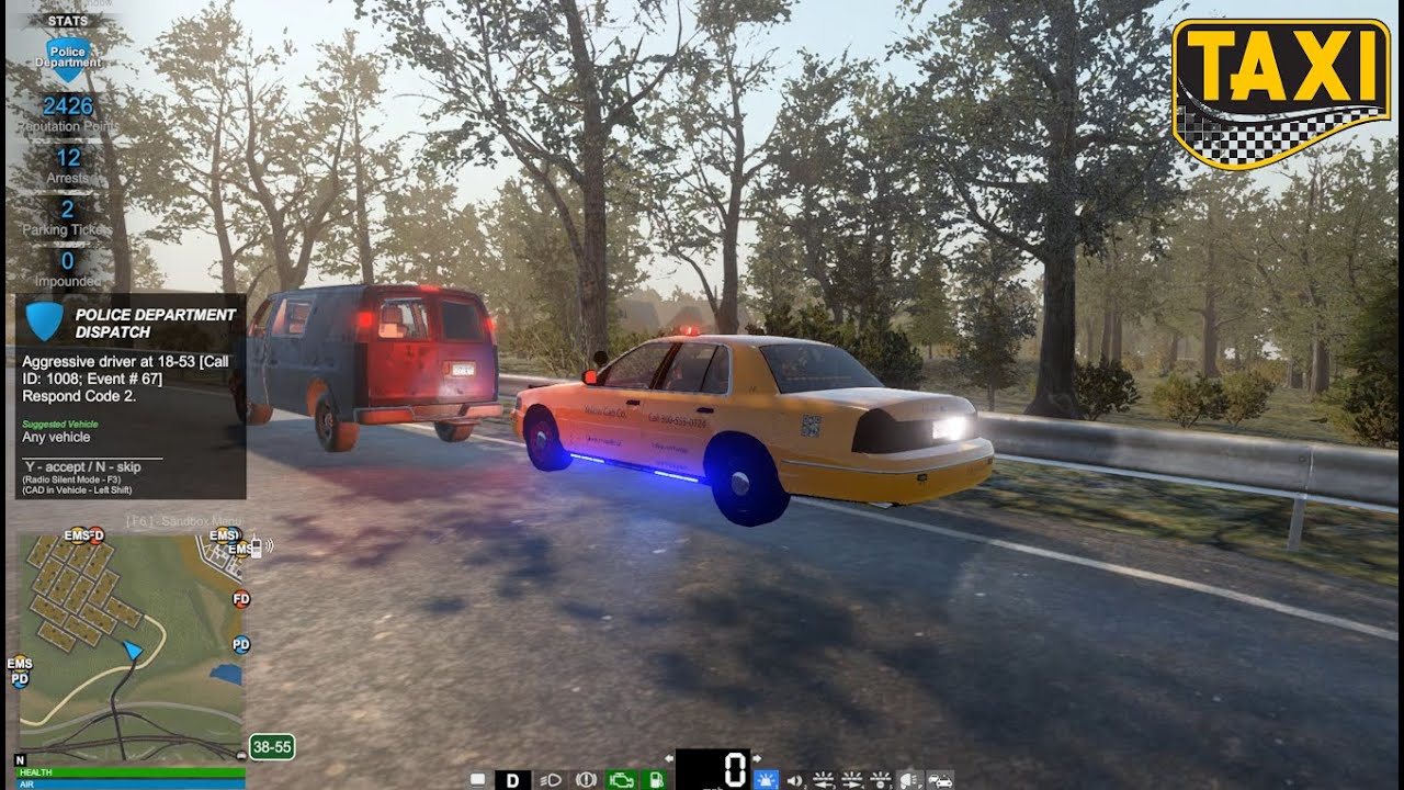 Flashing Lights - Undercover Taxi 🚓 Traffic Stop Operation | EP 7