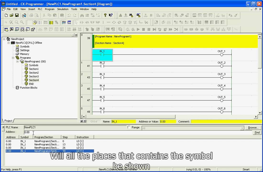 How to use Address Reference Tool in CX-One v4