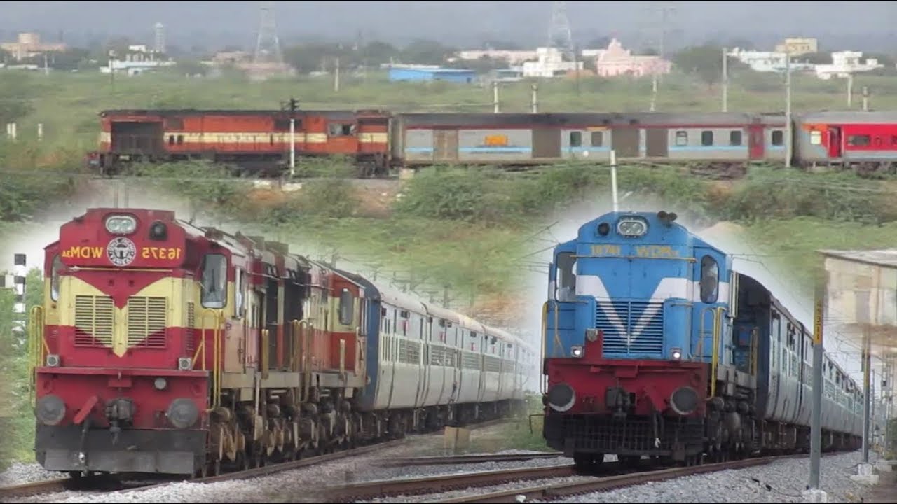 Chugging ALCO Trains Compilation:Indian Railways