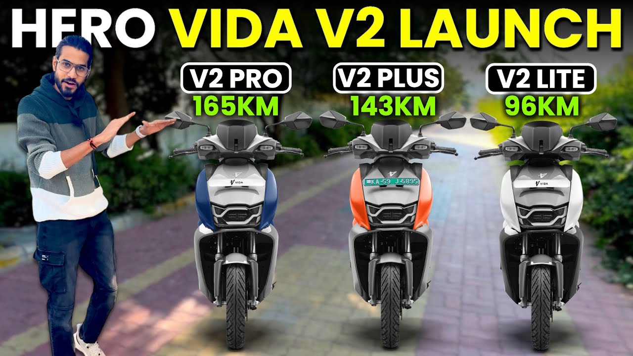 New Hero Vida V2 Launch🔥| सिर्फ 96000 में | Vida V2 Pro | Vida V2 Plus | Vida V2 Lite | Ola Killer