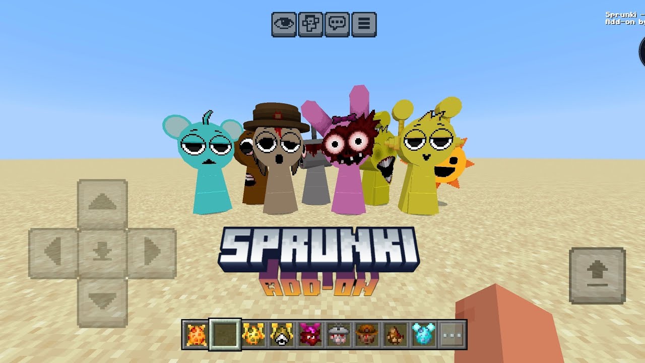 sprunki addon in Minecraft PE 