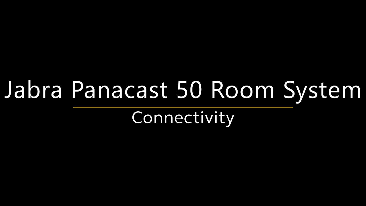 Jabra PanaCast 50 Room System - Connectivity
