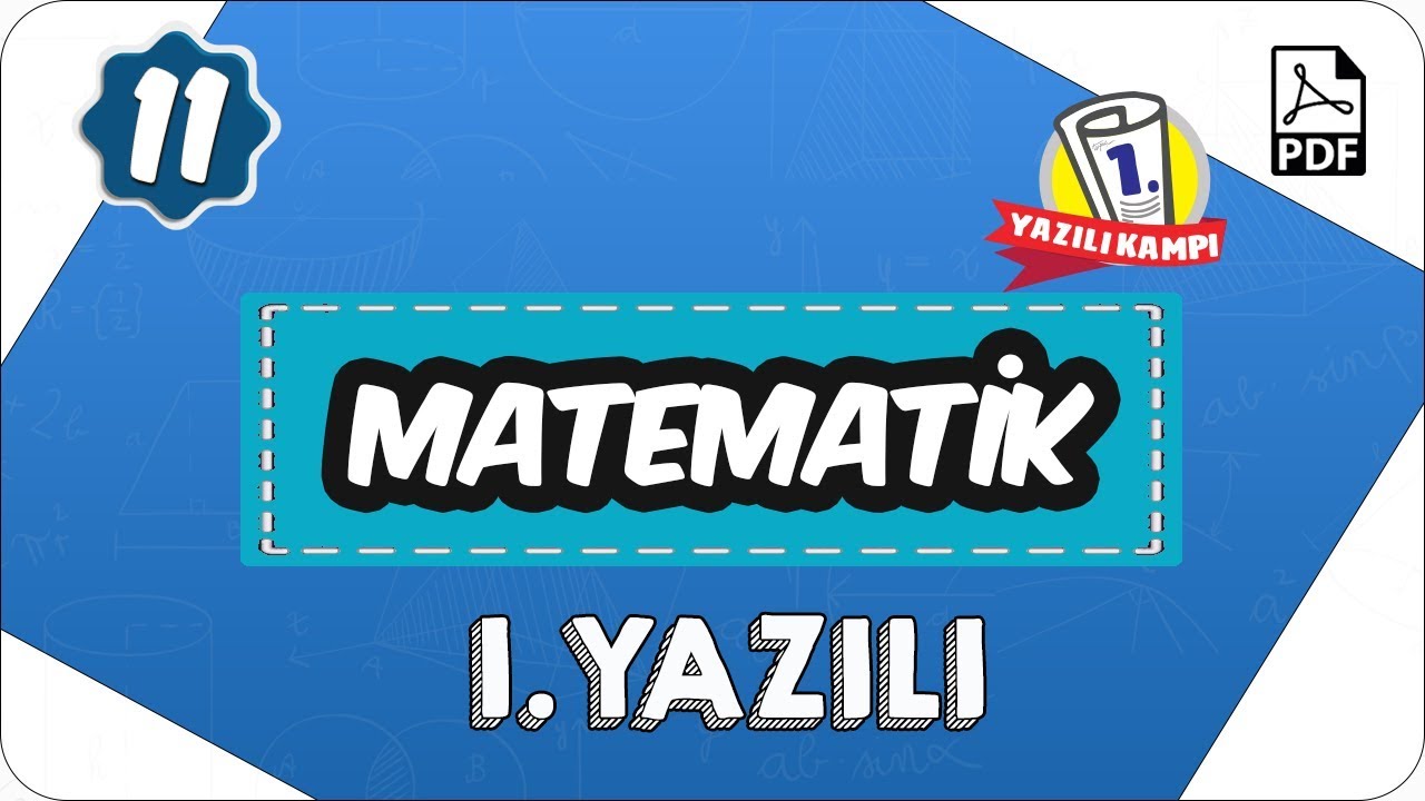 11. Sınıf Matematik 2.Dönem 1.Yazılı | 2020