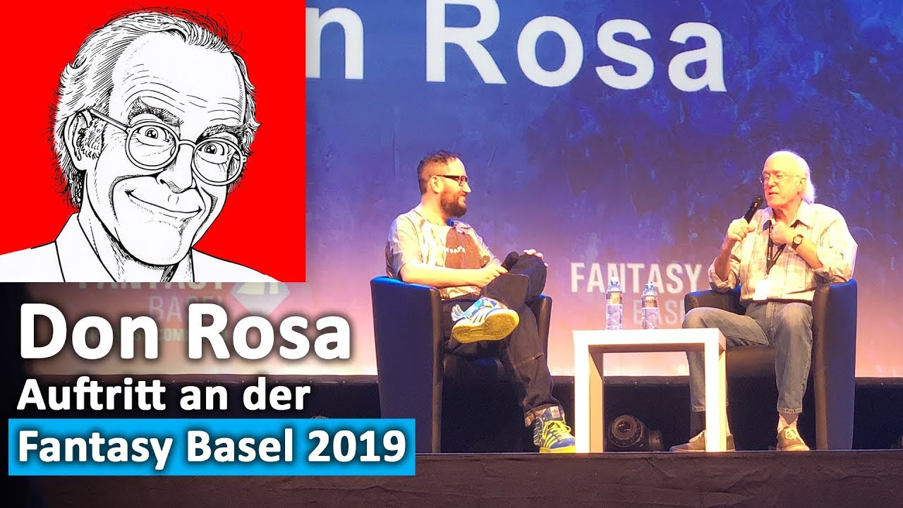 Auftritt von Don Rosa an der Fantasy Basel 2019