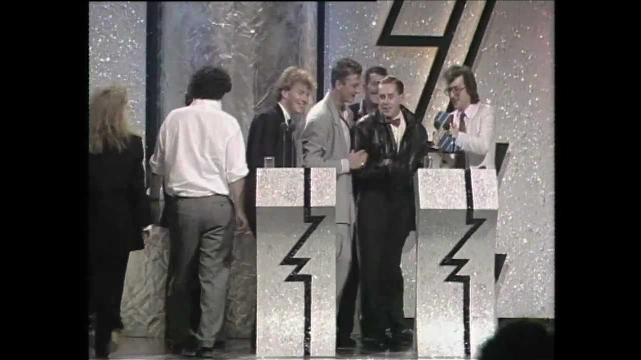 Frankie Goes To Hollywood win Best British Newcomer presented by Steve Wright | BRIT Awards 1985