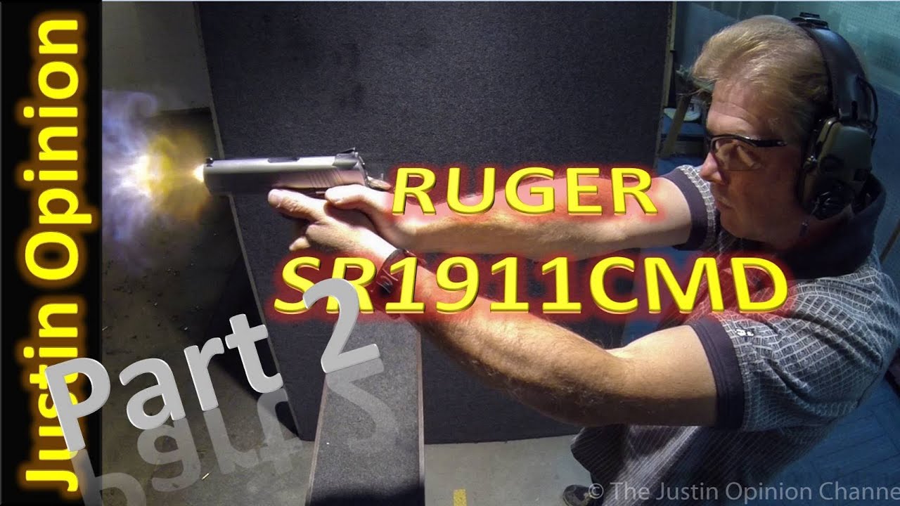 Ruger SR1911 CMD Part 2 (shooting and stuff)