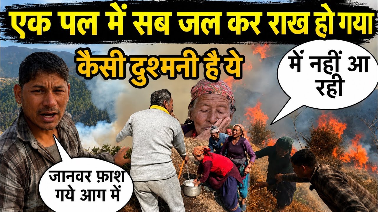 माँ नहीं देखतीं तो बहुत नुक़सान हों जाता 😳एक पल में सब जल कर राख हों गया 
