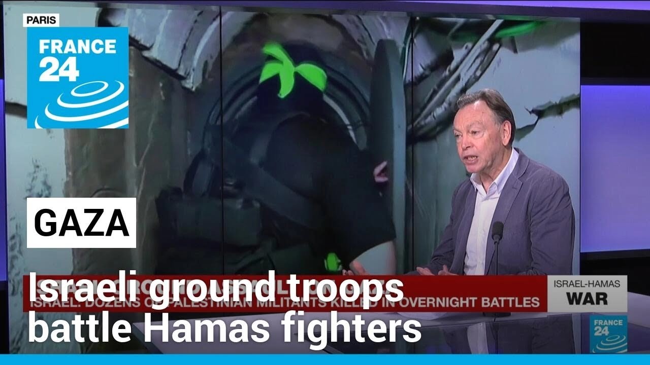 Israeli ground troops battle Hamas fighters, advance on Gaza City &bull; FRANCE 24 English