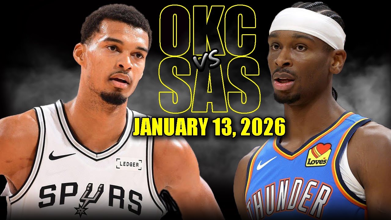 Oklahoma City Thunder vs San Antonio Spurs Full Game Highlights &ndash; January 13, 2026 | NBA Season