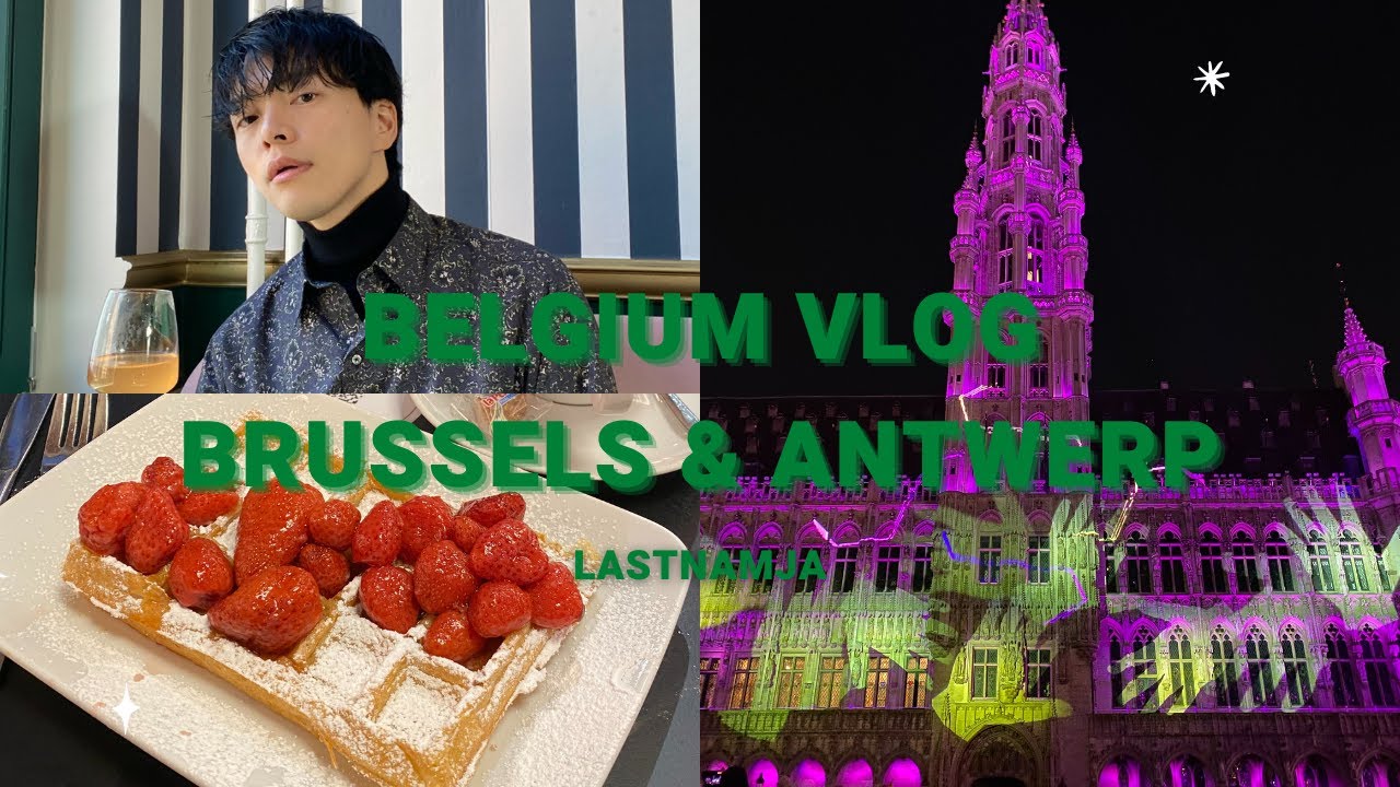 ベルギー街歩き Belgium Vlog カフェ、美術館、ワッフル、クリスマスマーケット