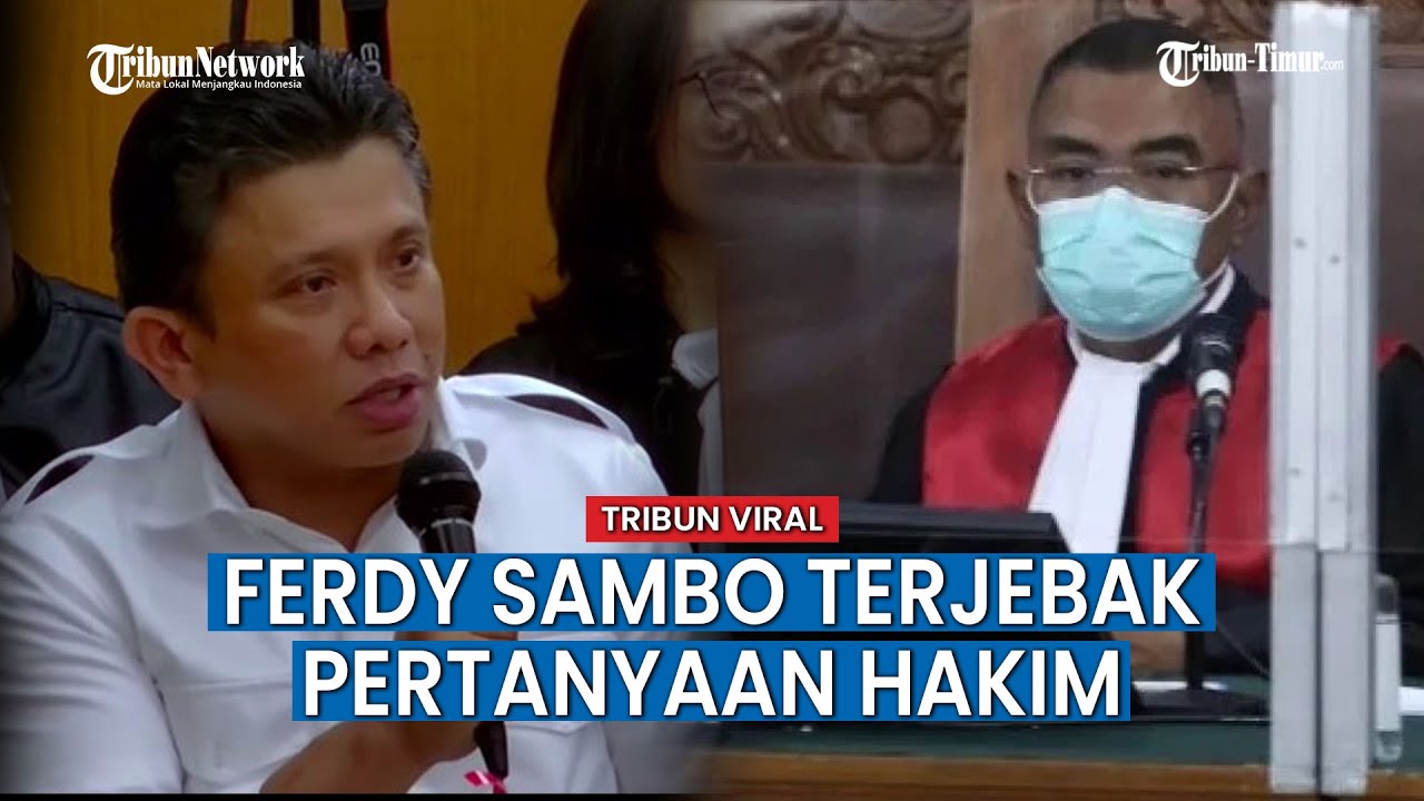 Reaksi Ferdy Sambo Saat Dicecar Hakim Soal Siapa Penembak Selain Eliezer