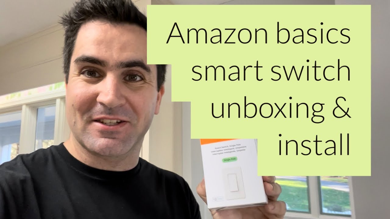 Amazon Basics Alexa Smart Light Switch - unboxing, install & setup in app