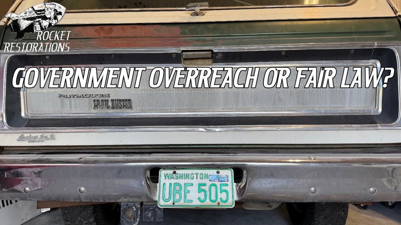 Stringent New Collector Car Plate Law In Washington! Make Sure They Don’t Take Your Plates!